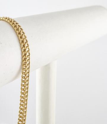 Imagem de Pulseira Masculina Lacraia 7.4 21 Cm Ouro 18k Certificado Ga