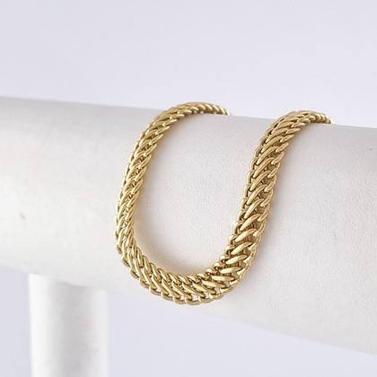 Imagem de Pulseira Masculina Lacraia 7.4 21 Cm Ouro 18k Certificado Ga