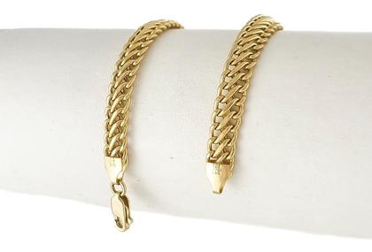 Imagem de Pulseira Masculina Lacraia 7.4 21 Cm Ouro 18k Certificado Ga