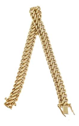 Imagem de Pulseira Masculina Lacraia 8.5 21 Cm Ouro 18k Certificado Ga