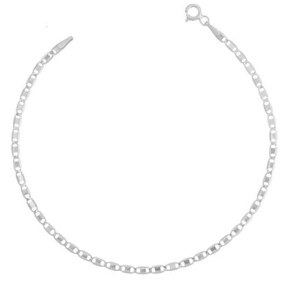 Imagem de Pulseira Masculina Piastrine De Prata 925 Italiana Maciça