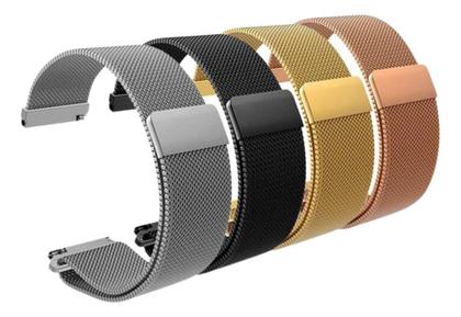 Imagem de Pulseira metal aço milanese para relógio smartwach magnética 22mm