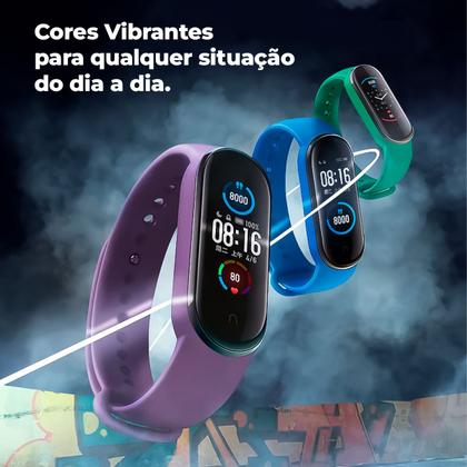 Imagem de Pulseira Mi Band 5 e 6 Silicone Várias Cores