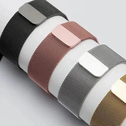 Imagem de Pulseira Milanesa de Metal para Apple Watch (49mm, 45mm, 44mm, 41mm, 40mm) - Série Ultra e Outros