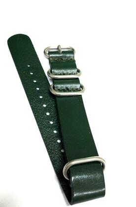 Imagem de Pulseira Nato Em Couro Rústico Para Relógios 18 Ate 24mm.LC208