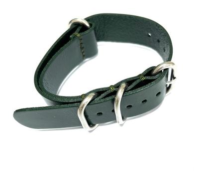 Imagem de Pulseira Nato Em Couro Rústico Para Relógios 18 Ate 24mm.LC208