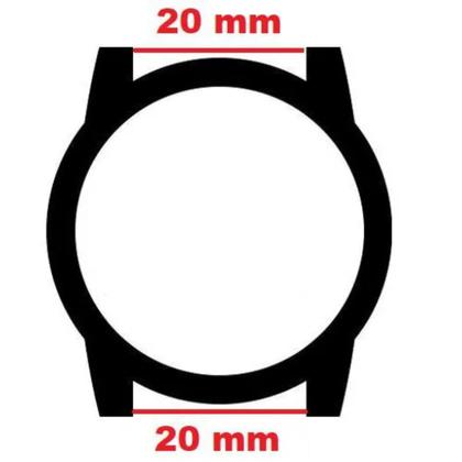 Imagem de Pulseira Need 20mm Compatível com Smartwatch Skmei 1260