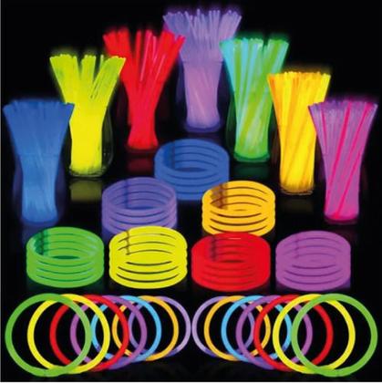 Imagem de Pulseira Neon Com 100 Unidades Melhor Marca