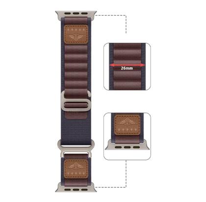 Imagem de Pulseira Nylon Alpinista Militar Rústica Compatível com Apple Watch