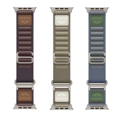 Imagem de Pulseira Nylon Alpinista Militar Rústica Compatível com Apple Watch