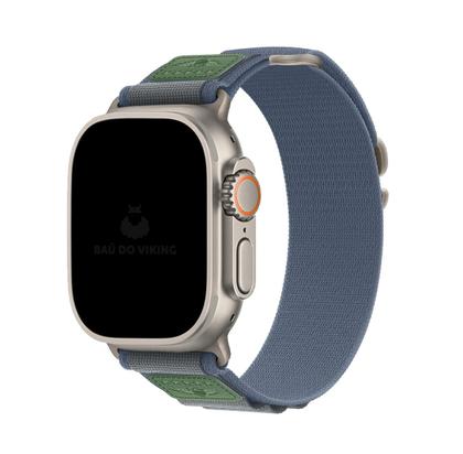 Imagem de Pulseira Nylon Alpinista Militar Rústica Compatível com Apple Watch