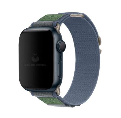 Imagem de Pulseira Nylon Alpinista Militar Rústica Compatível com Apple Watch