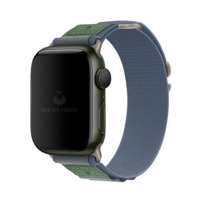Imagem de Pulseira Nylon Alpinista Militar Rústica Compatível com Apple Watch