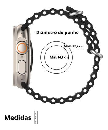 Imagem de Pulseira Ocean Compatível Com Smartwatch de 42 a 49mm