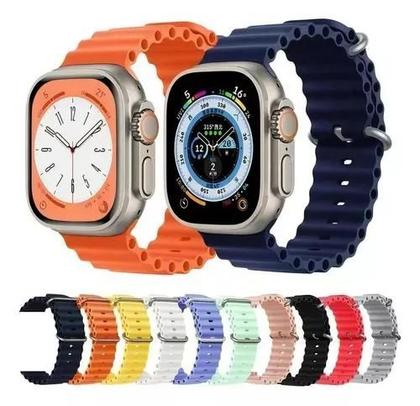 Imagem de Pulseira Oceano Para SmartWatch Ultra 49mm 45mm 44mm 42mm Roxo/Lilas