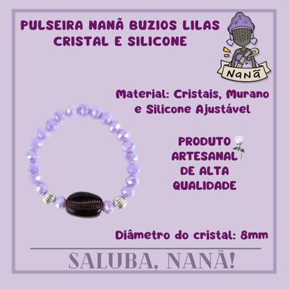 Imagem de Pulseira Orixá Nanã Umbanda Candomblé Silicone-Escolha a Cor