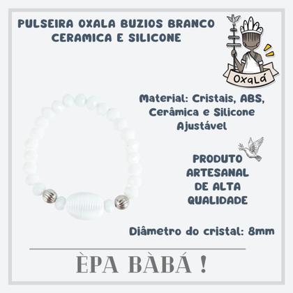 Imagem de Pulseira Orixá Oxalá Umbanda Candomblé Proteção-Escolha Cor