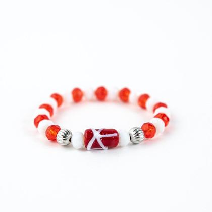 Imagem de Pulseira Orixá Xangô Silicone Ajustável-Escolha a Cor