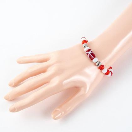 Imagem de Pulseira Orixá Xangô Silicone Ajustável-Escolha a Cor