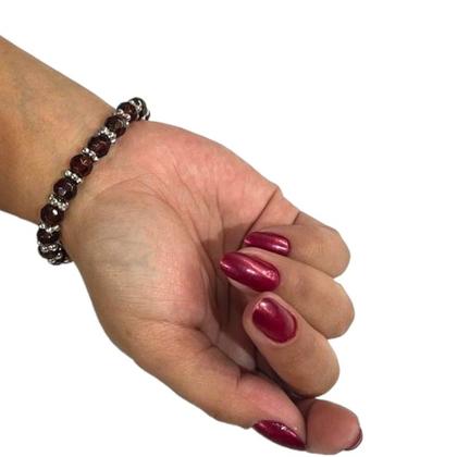 Imagem de Pulseira Orixá Xangô Silicone Ajustável-Escolha a Cor