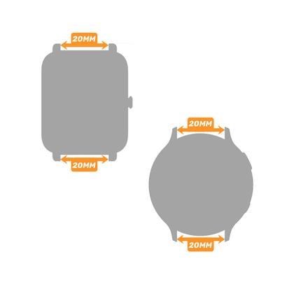 Imagem de Pulseira para Bip U ou Bip U Pro lisa 20mm em silicone