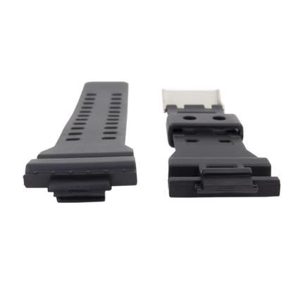 Imagem de Pulseira para Relógio Compatível com Gshock GA100 GA120 Borracha Preto Completa Com Fivela