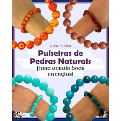 Imagem de Pulseira Pedra Natural Apatita ul 8Mm Evolução Espiritual