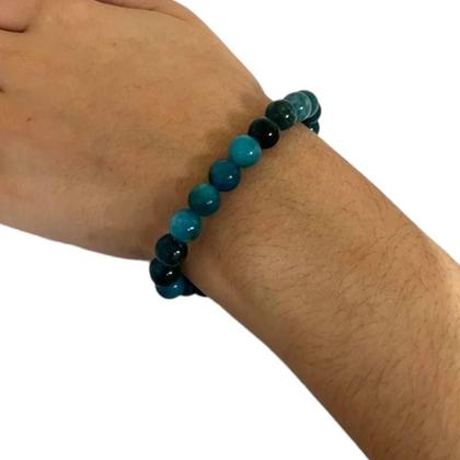 Imagem de Pulseira Pedra Natural Apatita ul 8Mm Evolução Espiritual