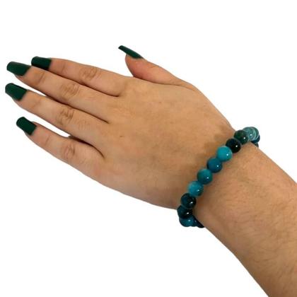 Imagem de Pulseira Pedra Natural Apatita ul 8Mm Evolução Espiritual