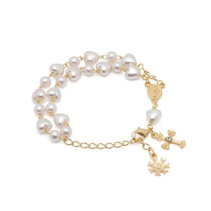 Imagem de Pulseira Pérola Duas Dezenas de Coração