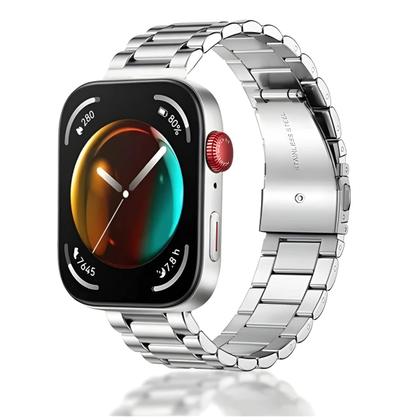 Imagem de Pulseira Poolsy Aço Inox Compatível Huawei Watch Fit 3