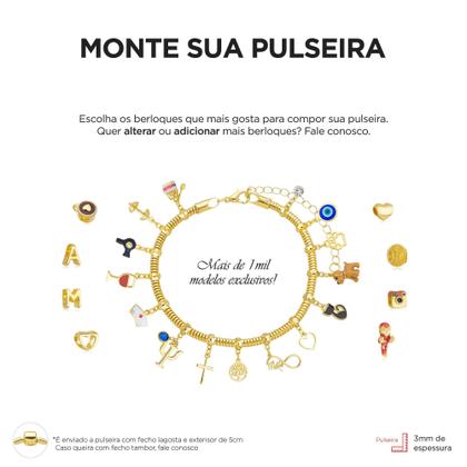 Imagem de Pulseira Profissão Direito Banhado a Ouro 18k