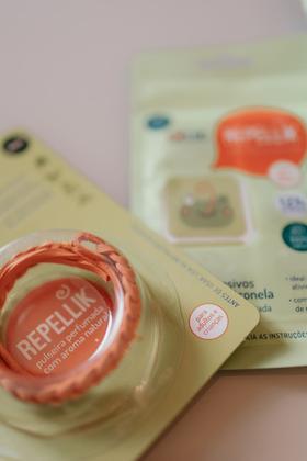 Imagem de Pulseira repelente de Citronela Repellik Proteção até 7 dias