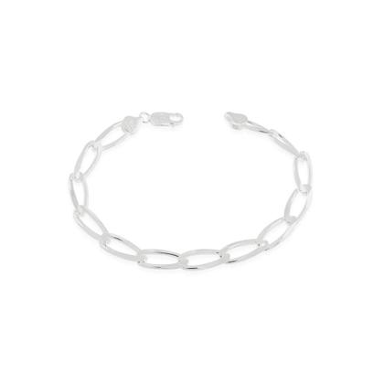 Imagem de Pulseira Rommanel Elo Groumet Longo Prata 925 850067