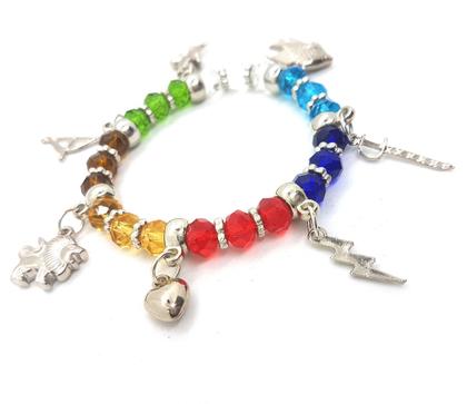 Imagem de Pulseira Sete Linhas Orixás Umbanda Candomblé Ajustável