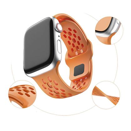 Imagem de Pulseira Silicon Esportiva Aerion Compatível com Apple Watch