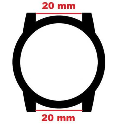 Imagem de Pulseira Silicone 20mm e 22mm Need Para Smartwatch Relógio Inteligente Digital e Analógico