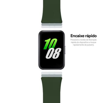 Imagem de Pulseira Silicone Compatível com Galaxy Fit 3