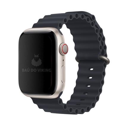 Imagem de Pulseira Silicone Oceano Fivela Compatível com Apple Watch