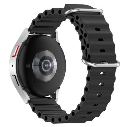 Imagem de Pulseira Silicone Oceano Pinos Engate Rápido Para Relógio