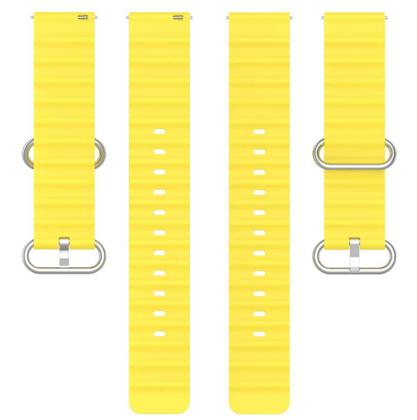 Imagem de Pulseira Silicone Oceano Pinos Engate Rápido Para Relógio