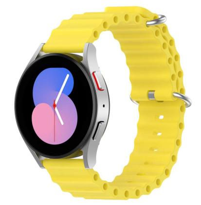 Imagem de Pulseira Silicone Oceano Pinos Engate Rápido Para Relógio