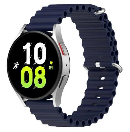 Imagem de Pulseira Silicone Oceano Pinos Engate Rápido Para Relógio