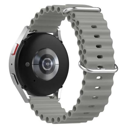 Imagem de Pulseira Silicone Oceano Pinos Engate Rápido Para Relógio