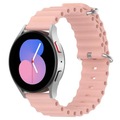 Imagem de Pulseira Silicone Oceano Pinos Engate Rápido Para Relógio