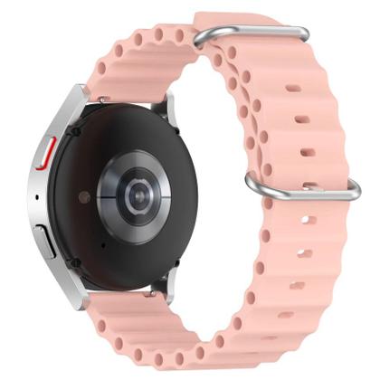 Imagem de Pulseira Silicone Oceano Pinos Engate Rápido Para Relógio