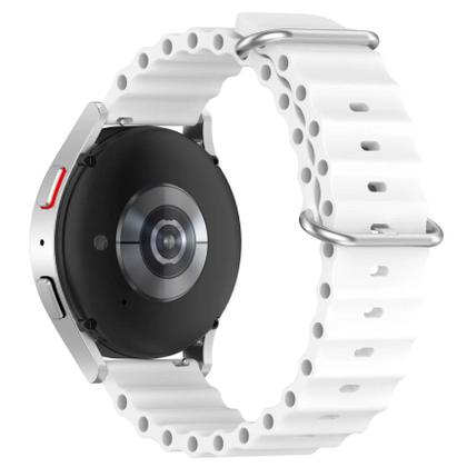 Imagem de Pulseira Silicone Oceano Pinos Engate Rápido Para Relógio