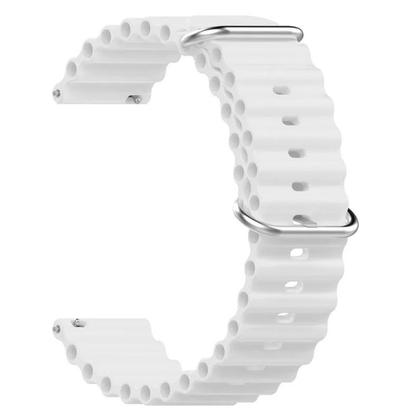 Imagem de Pulseira Silicone Oceano Pinos Engate Rápido Para Relógio