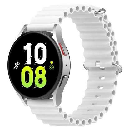 Imagem de Pulseira Silicone Oceano Pinos Engate Rápido Para Relógio