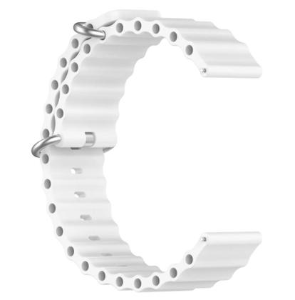 Imagem de Pulseira Silicone Oceano Pinos Engate Rápido Para Relógio